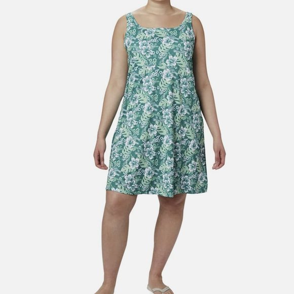 Jupe Columbia PFG Femme Taille 8 Bleu Floral - Performance Omni-Freeze - Occasion Parfaite